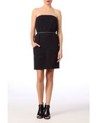 Les Prairies De Paris Bustier Dress - Rosnosur - Lyst
