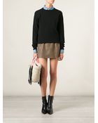 En Shalla Fringed Knitted Shopper Tote - Lyst