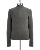 Michael Kors Thermal Quarter-Zip Sweater - Lyst