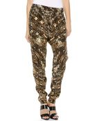 Otte New York Snake Harem Pants - Yellow Snake - Lyst