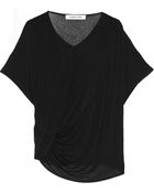 Elizabeth And James Denver Gathered Jersey T-Shirt - Lyst