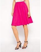 Asos Midi Skater Skirt - Lyst