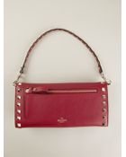 Valentino 'Rockstud' Clutch - Lyst