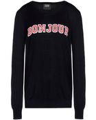 Markus Lupfer Long Sleeve Sweater - Lyst