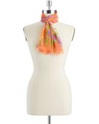 Lauren by Ralph Lauren Floral Silk Scarf - Lyst
