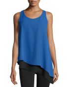 Max Studio Asymmetric Hem Colorblock Tank - Lyst