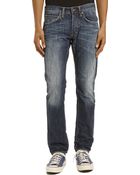 Edwin G10 12 Oz Ed55 Tapered Dark Blue Jeans - Lyst