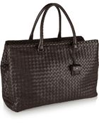 Bottega Veneta Intrecciato Leather Tote - Lyst