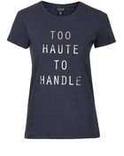 Topshop Too Haute To Handle Tee - Lyst