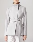 Reiss Jacket Hermitage Belted Wool - Lyst