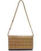 Elie Saab Black Abat-jour Metal Stripes and Studs Clutch - Lyst