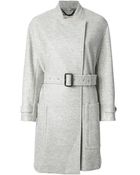Burberry Belted Coat - Lyst