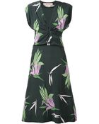 Marni Floral Print Dress - Lyst