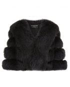 Harrods of London Fox Cropped Cape - Lyst