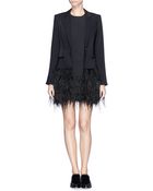 Elizabeth And James India Feather Hem Dress - Lyst