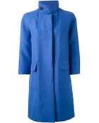 Marni Band Collar Coat - Lyst