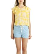 3.1 Phillip Lim Slant Hem Burnout Muscle Tee - Lyst