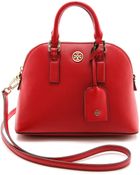 Tory Burch Robinson Mini Dome Satchel - Jelly Blue - Lyst