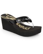 Guess Syona Bow Platform Wedge Sandals - Lyst