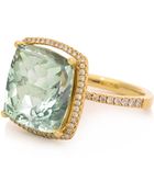 Kiki Mcdonough Diamond Amethyst Gold Ring - Lyst