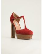 L'Autre Chose T-Bar Pumps - Lyst