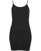 Topshop Petite Strappy Cami Tunic Dress - Lyst