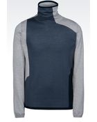 Emporio Armani Turtleneck Jumper In Virgin Wool - Lyst