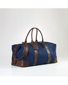 Polo Ralph Lauren Canvas Leather Weekend Bag - Lyst