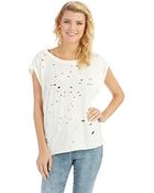 Free People Shredded Muscle Tee - Lyst