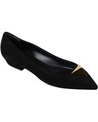 Giuseppe Zanotti Ballerina Donna Scamosciato Nero - Lyst