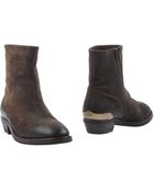 A Trois Ankle Boots - Lyst