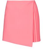 Topshop Asymmetric Pleat Wrap Skirt - Lyst