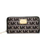 MICHAEL Michael Kors Jet Set Continental Logo Wallet - Lyst