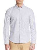 Life After Denim Regular-Fit Guide Pencil Striped-Cotton Sportshirt - Lyst