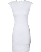 Rvn Signature Jacquard Mini Dress - Lyst