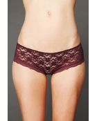 Free People Womens Lacey Basic Undie - Lyst
