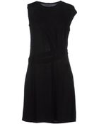 Jil Sander Navy Short Dress - Lyst