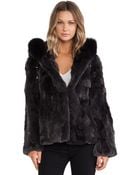 Jocelyn Fox Fur Parka - Lyst