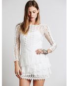 Free People Angel Kisses Dress - Lyst
