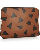 3.1 Phillip Lim 31 Minute Printed Leather Clutch - Lyst