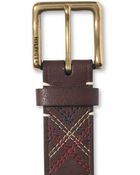 Tommy Hilfiger Stitch Detail Belt - Lyst