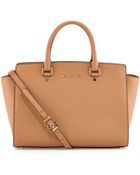 MICHAEL Michael Kors Large Selma Top-Zip Satchel - Lyst