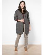 Violeta By Mango Herringbone Flecked Coat - Lyst