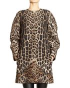 Roberto Cavalli Coat Print Master Leo - Lyst