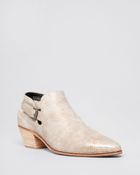 Elie Tahari Pointed Toe Ankle Booties - Pacifico - Lyst