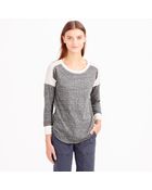 J.Crew Colorblock Burnout Tee - Lyst