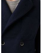 Barena Venezia Double Breasted Peacoat - Lyst