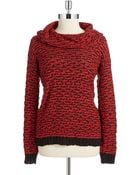 Calvin Klein Chunky Cowl Neck Sweater - Lyst