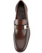 Ferragamo Tazio Side Ornament Loafer Brown - Lyst