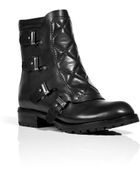 Marc By Marc Jacobs Leather Quilted Ankle Boots - Lyst